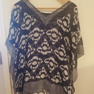 $35 Talbots Silk Poncho L/XL